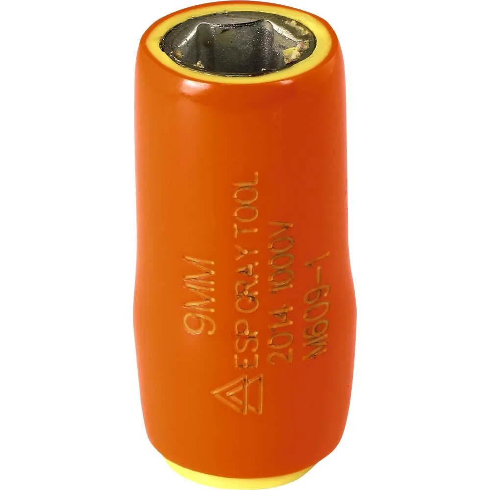1/4" Drive 6 Point Metric Insulated Sockets