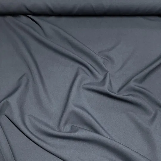 6pcs - Premium Poly (Poplin) Drapery Panels 3' Tall x 58" Wide - Gray 7515