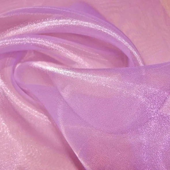 7pcs - Crystal Organza Table Linen 72"x72" Square - Orchid 628