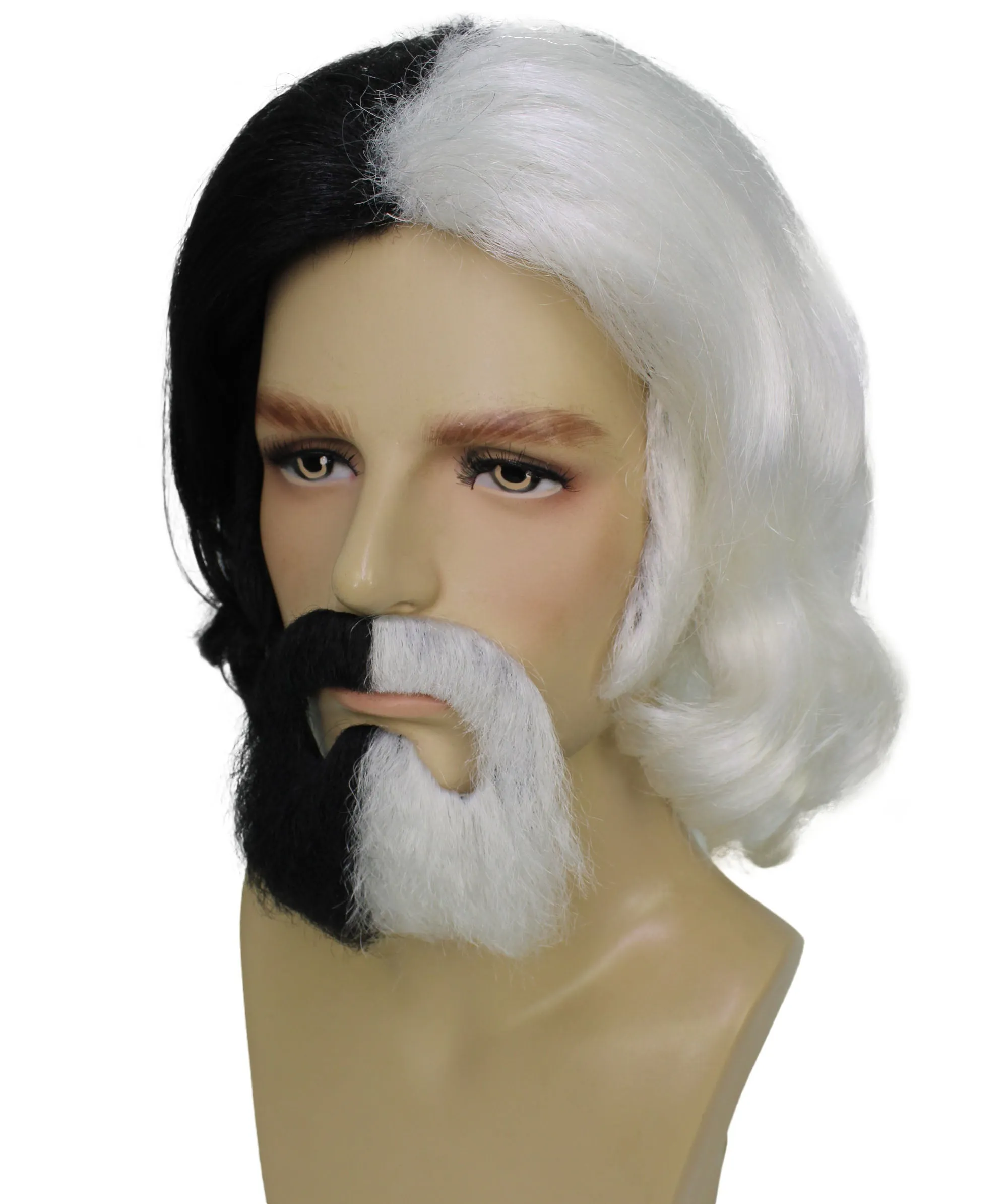Adult Men's The Dude Big Lebowski Wig & Beard Kit | Multiple Color Options