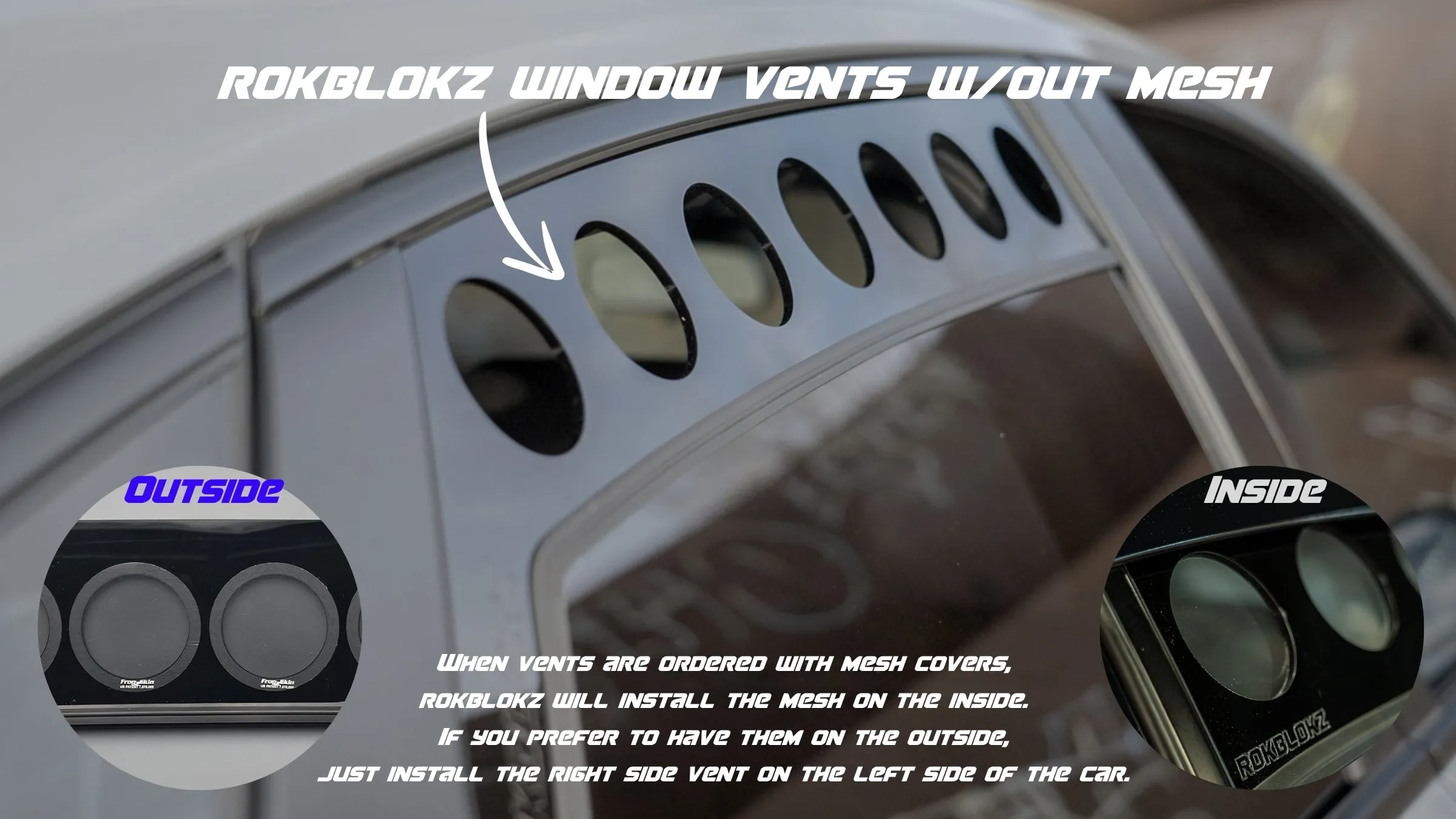 Audi A4, S4 (B8.5) 2011-2016 Window Vents