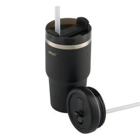 Avanti HydroQuench Smoothie Tumbler with Two Lids 550ml - Black