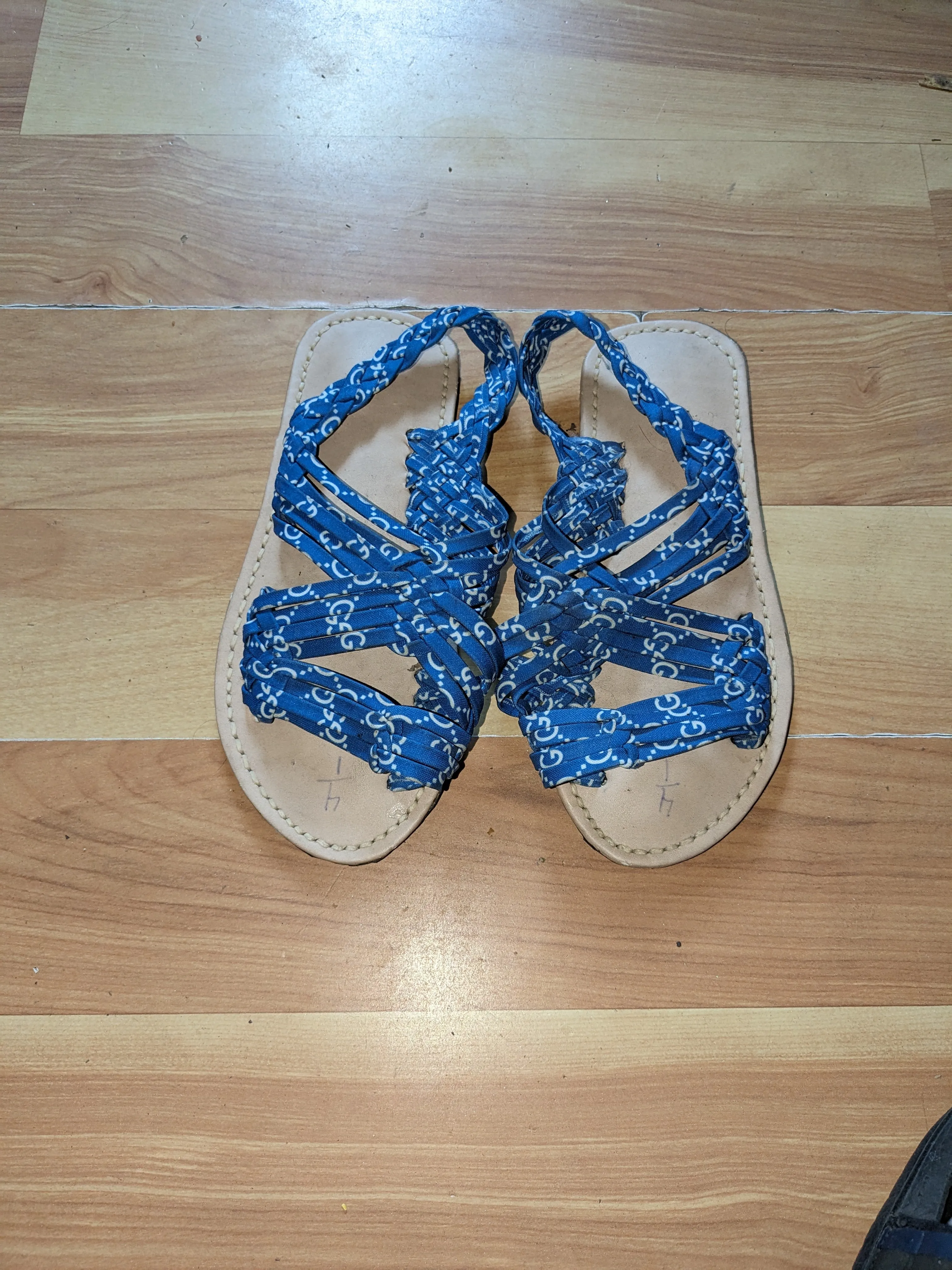 Blue Mexico Sandals