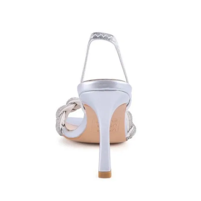 Braided Kitten Heel Sandals