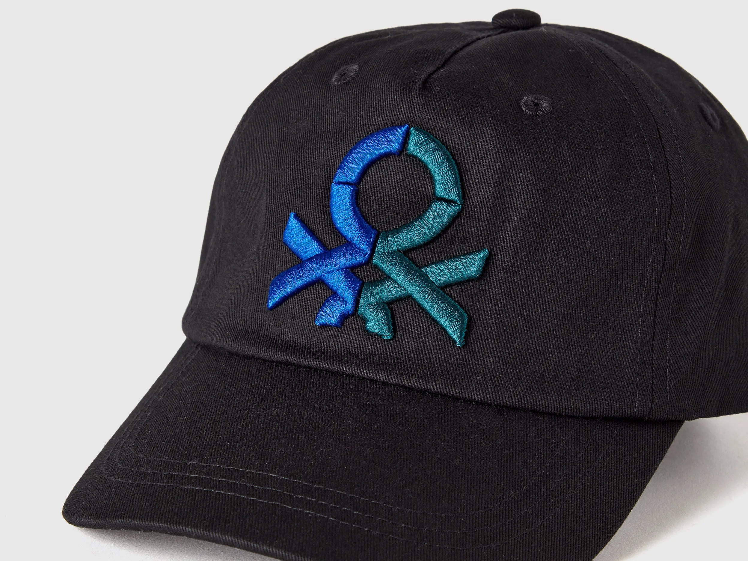 Brand Logo Black Baseball Cap