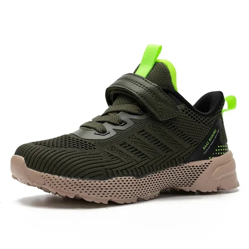 Breathable and Lightweight Boys Sport Sneakers