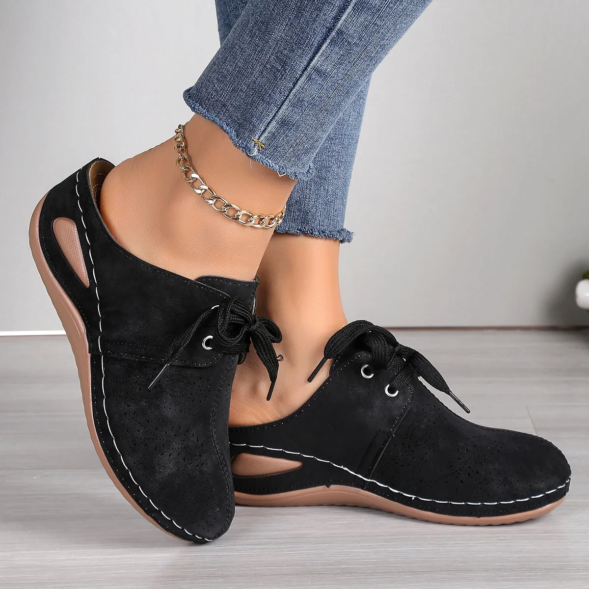 Breathable Slip-on Summer Suede Shoes