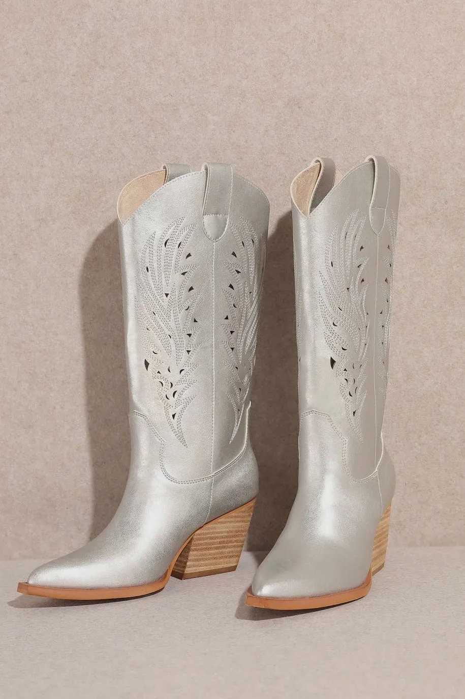 BROCKS SILVER BOOTS