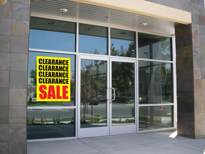 Clearance Sale 18"x24" Business Store Retail Signs