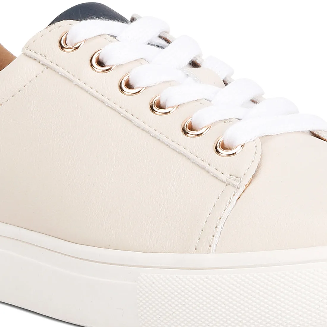 Colette Croc Back Panel Sneakers