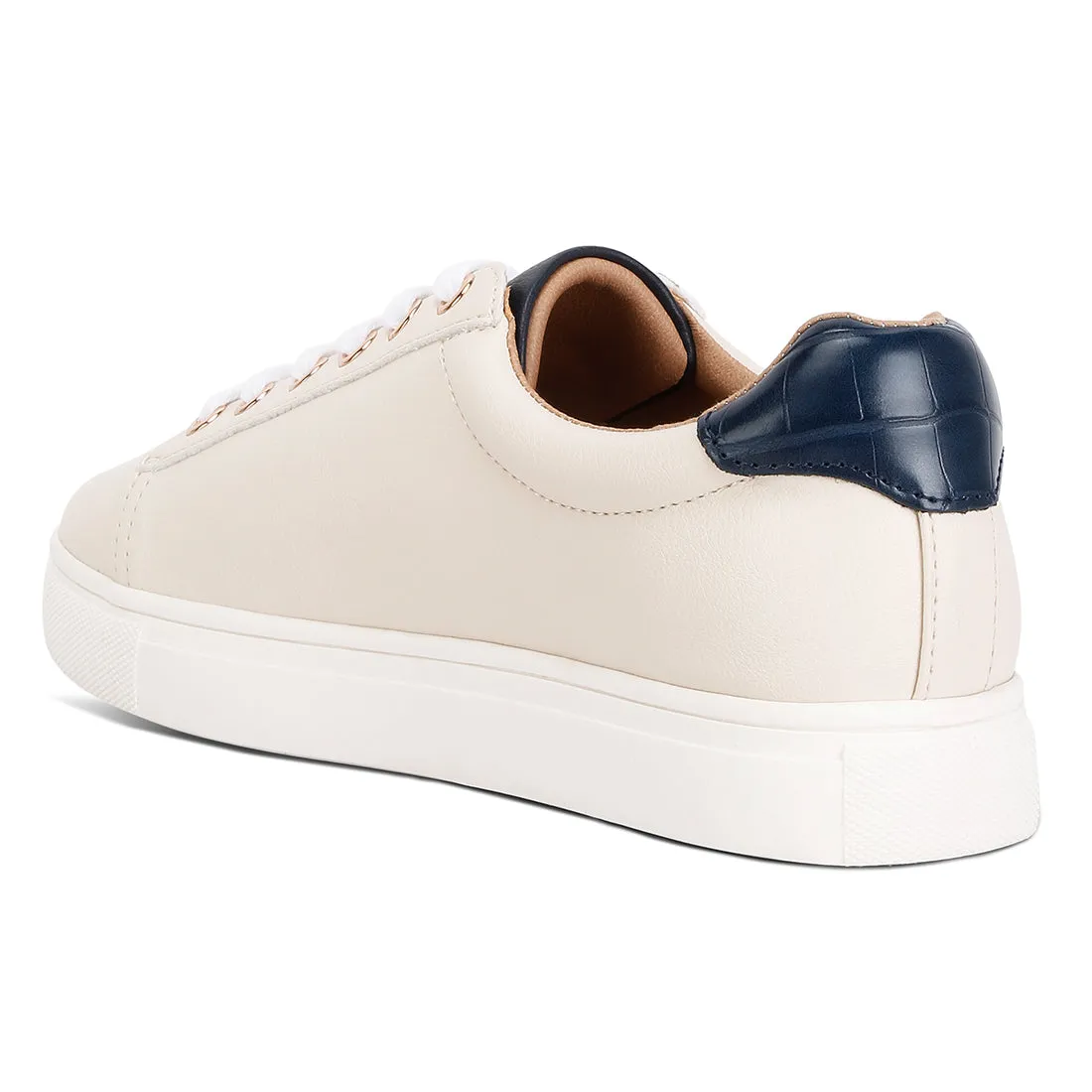 Colette Croc Back Panel Sneakers