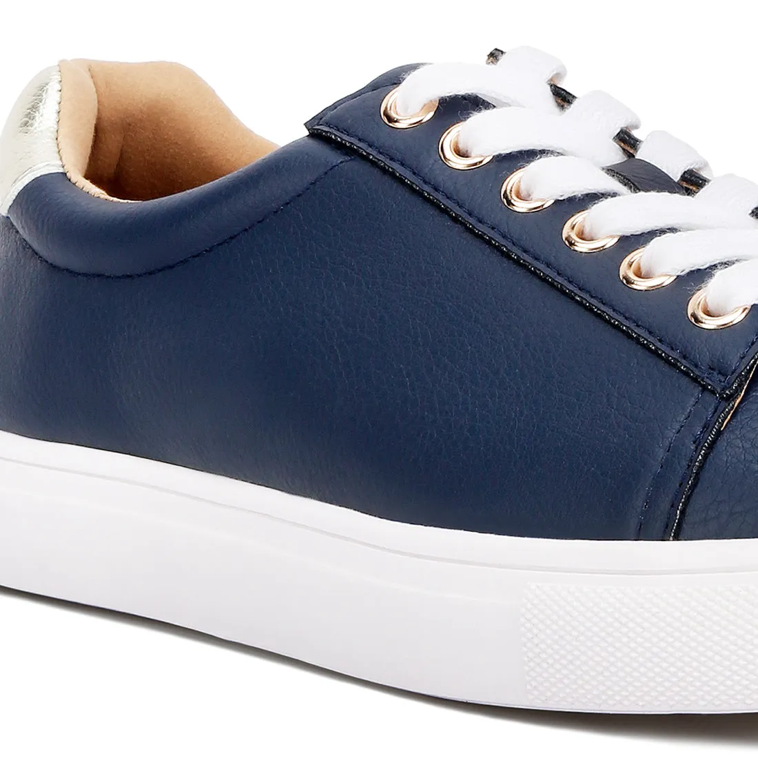 Colette Croc Back Panel Sneakers