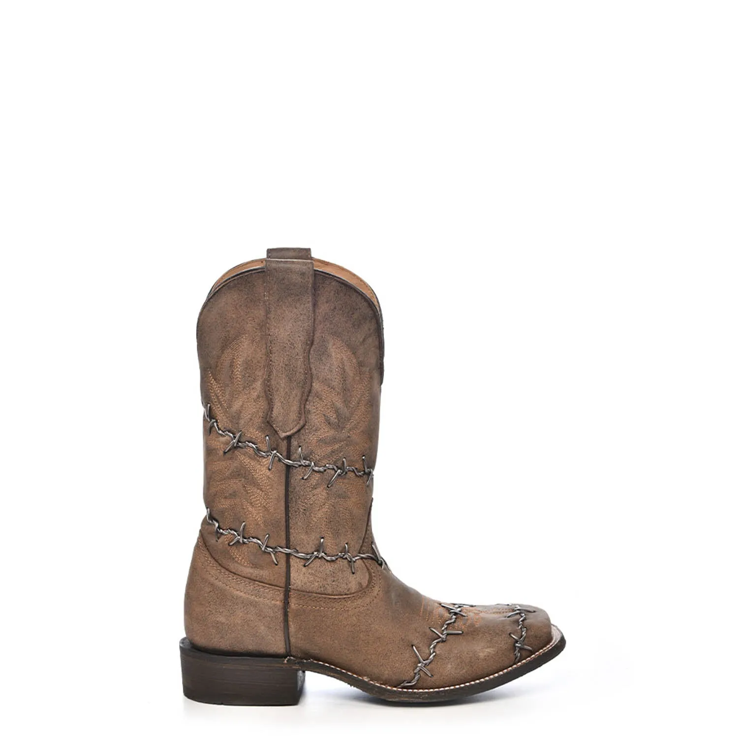 Corral Mens Brown Cowhide Leather Cowboy Boots