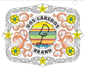 DOS LAREDOS BRAND YETI Buckle CUP