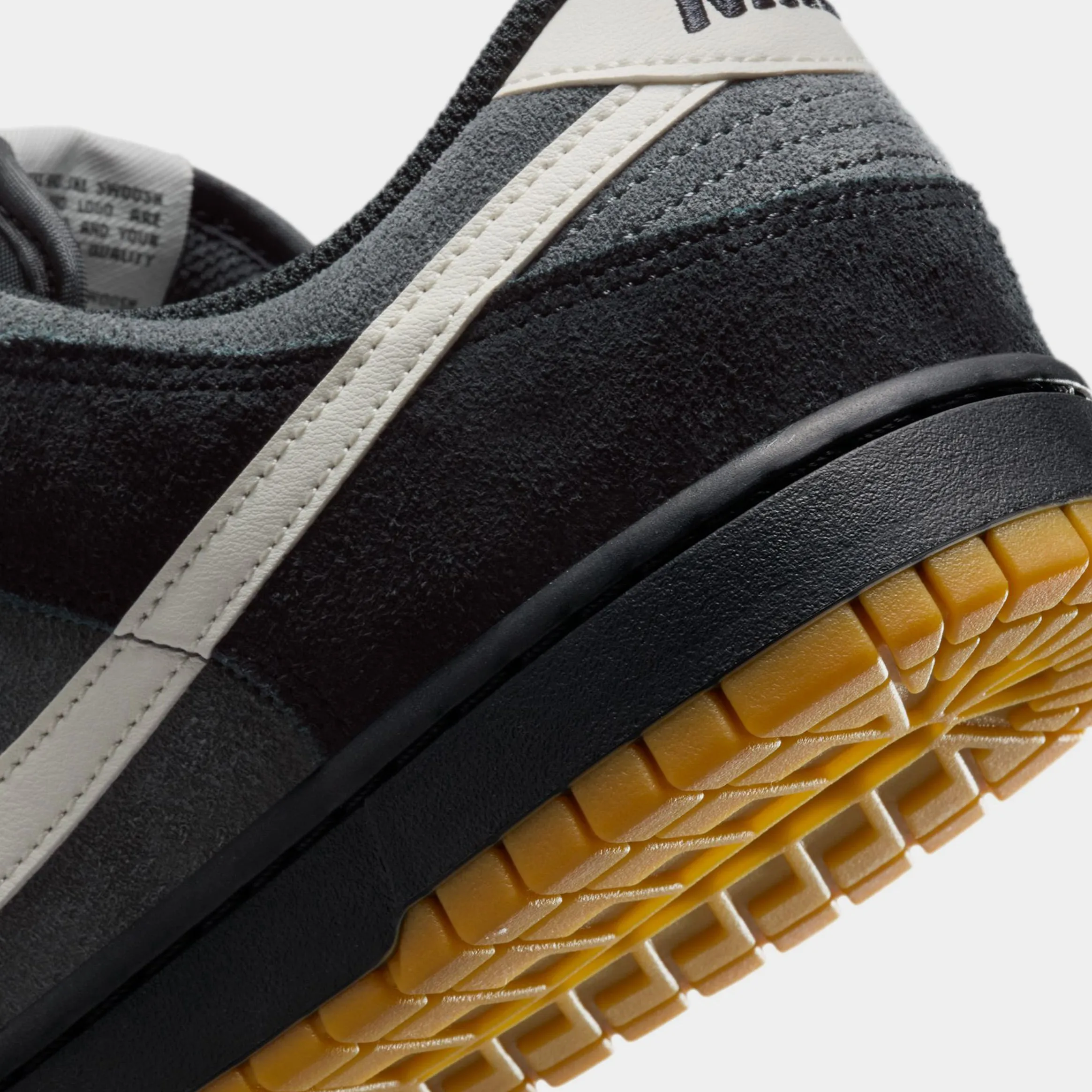 Dunk Low Mens Lifestyle Shoes (Black/Grey/Gum)