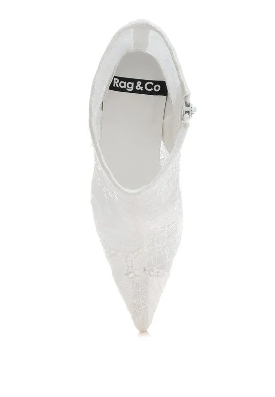 EM Sequin Lace Boots