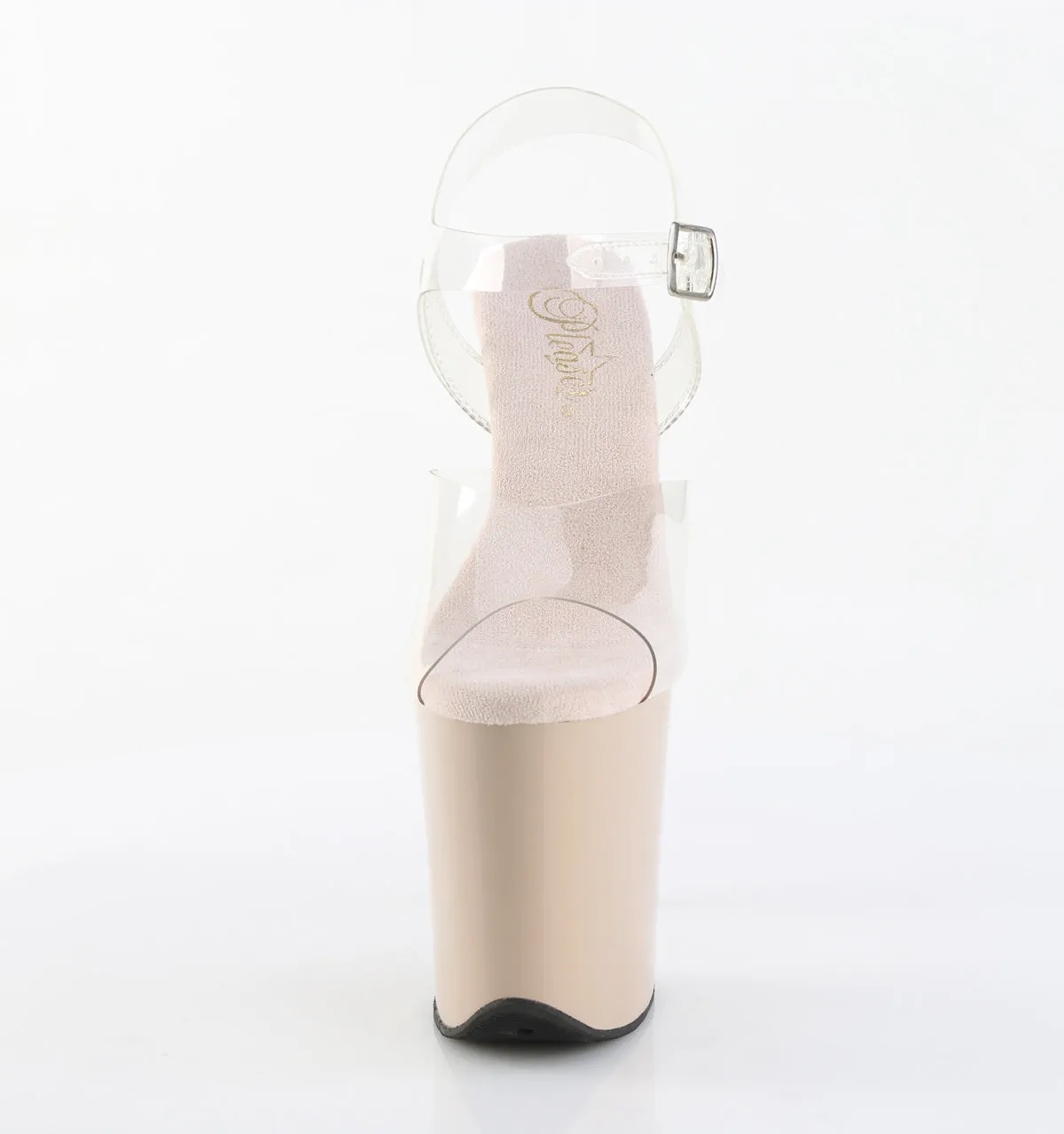FLAMINGO-808 Nude Platform Sandals