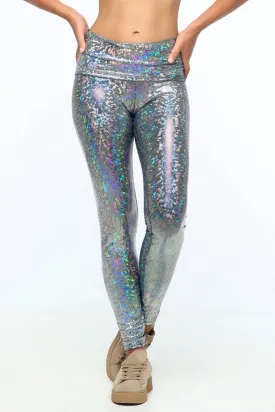 Holographic Fold-Top Leggings | 13 Colors