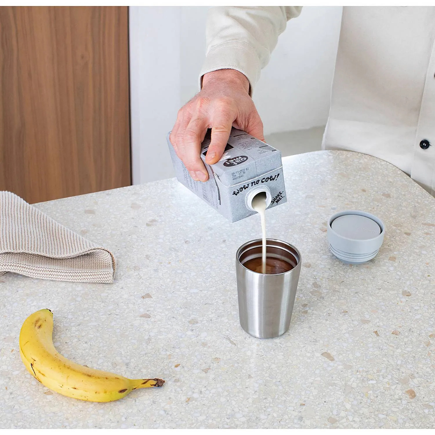 Make & Take Insulated Cup, 0.2L - Light Grey