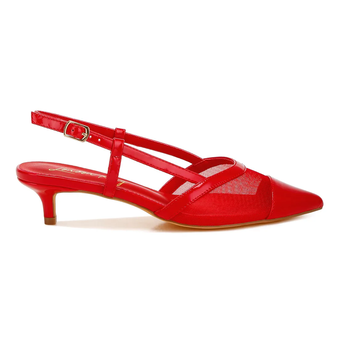 Mesh Slingback Sandals