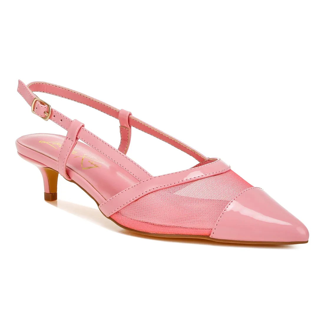 Mesh Slingback Sandals