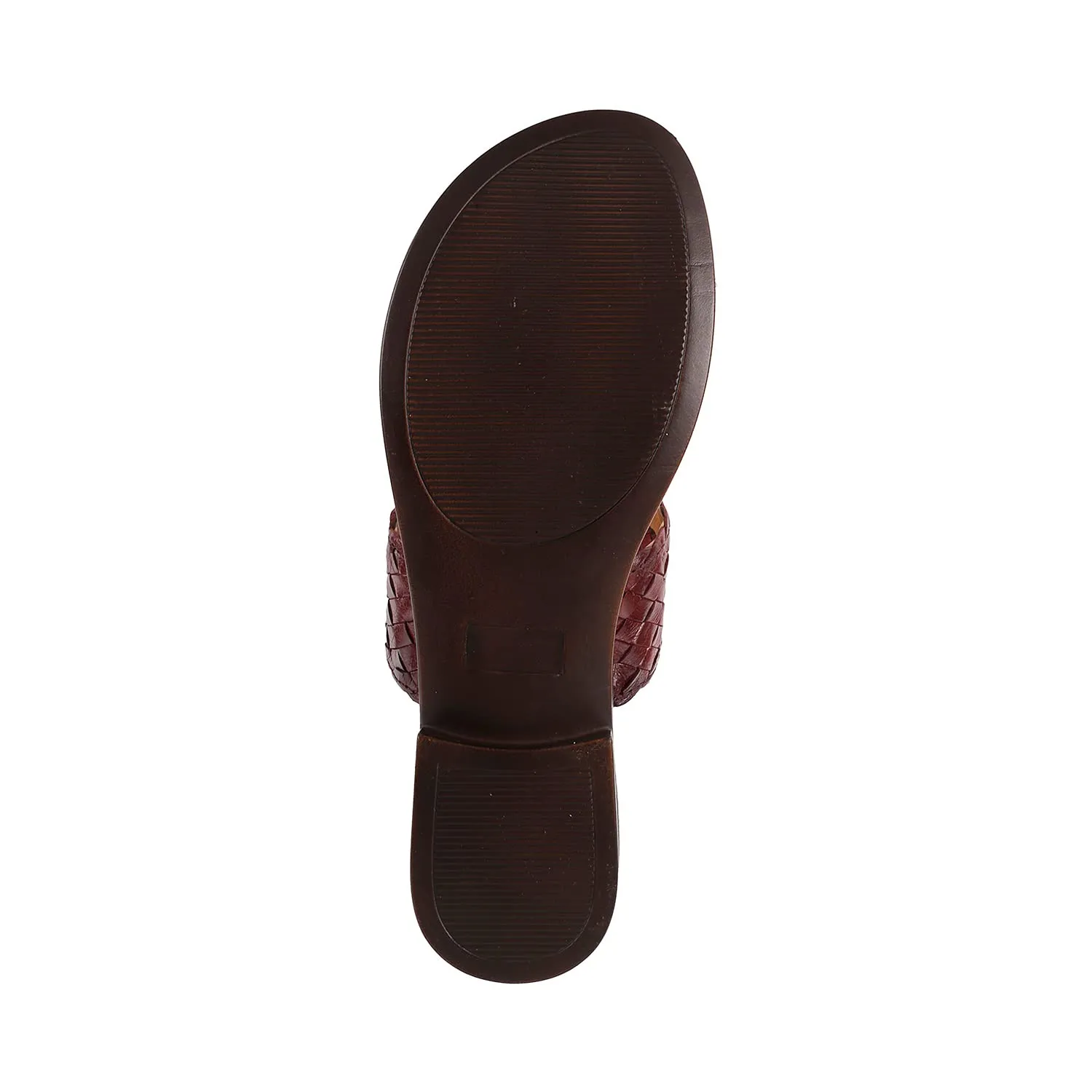 Metro Womens Leather Maron Slip Ons (Maroon)