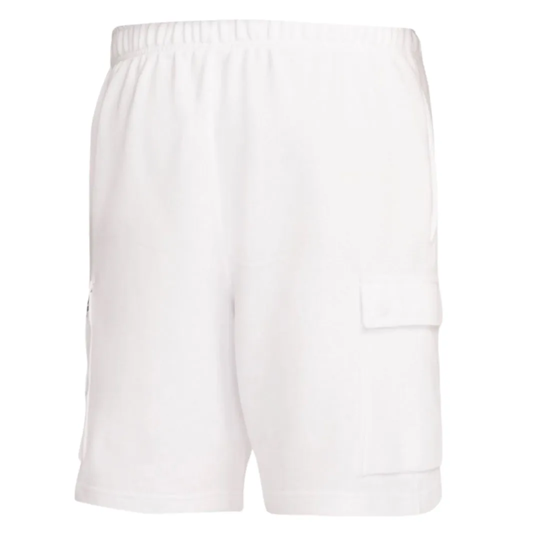 Nike Blue Swoosh Pockets White Shorts