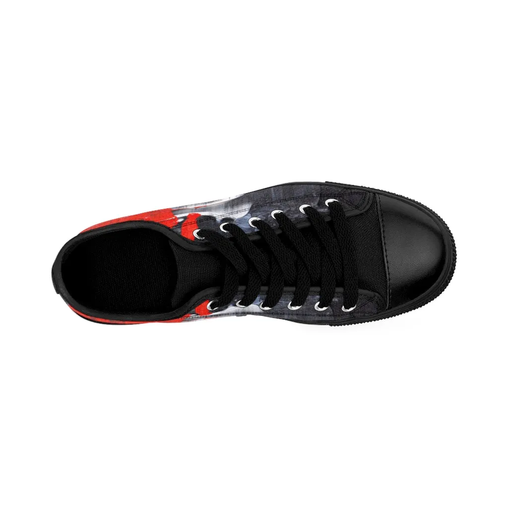 Red Black SNEAKERS for Women Edgy Street Style