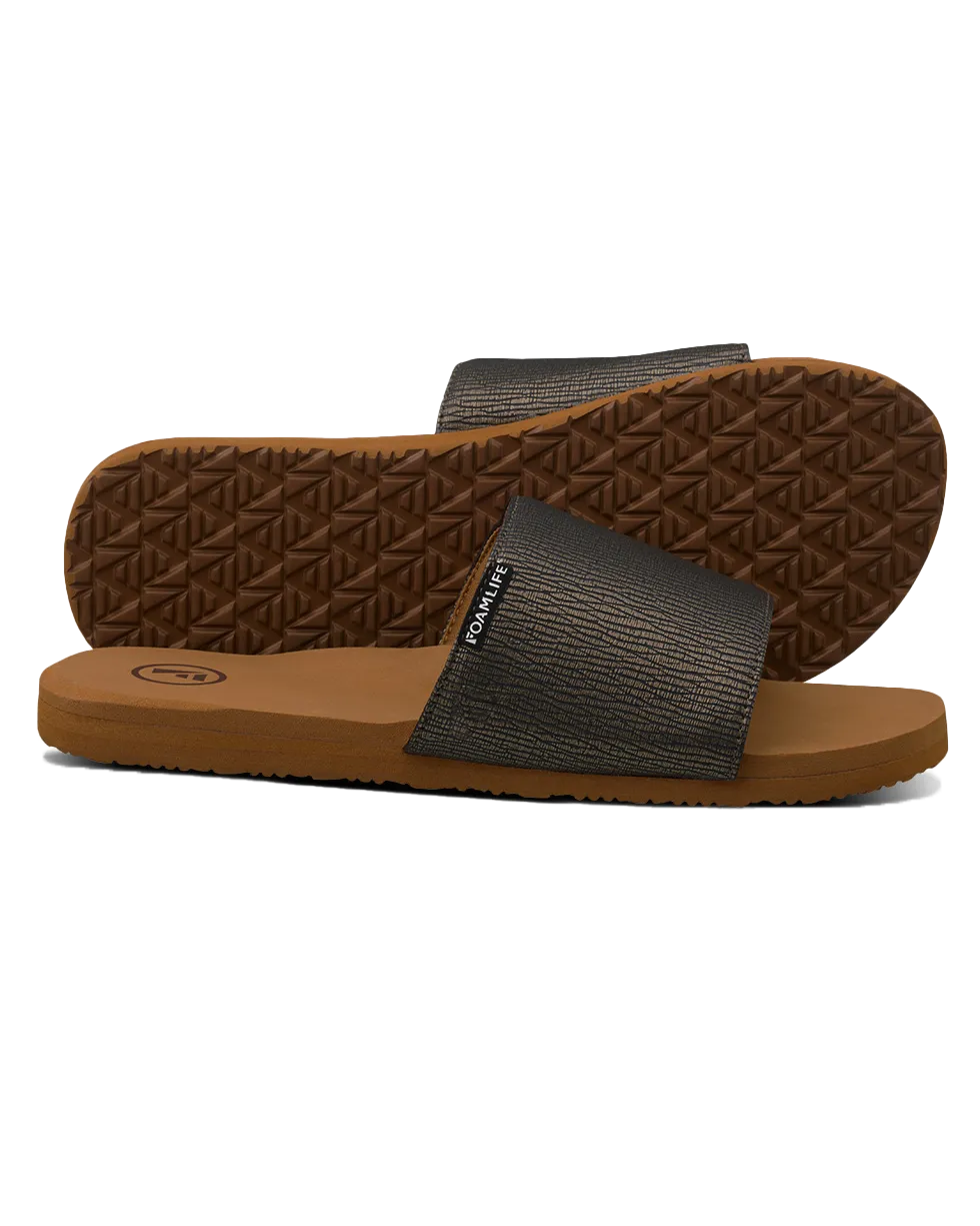 Seales Earth Sliders in Brown