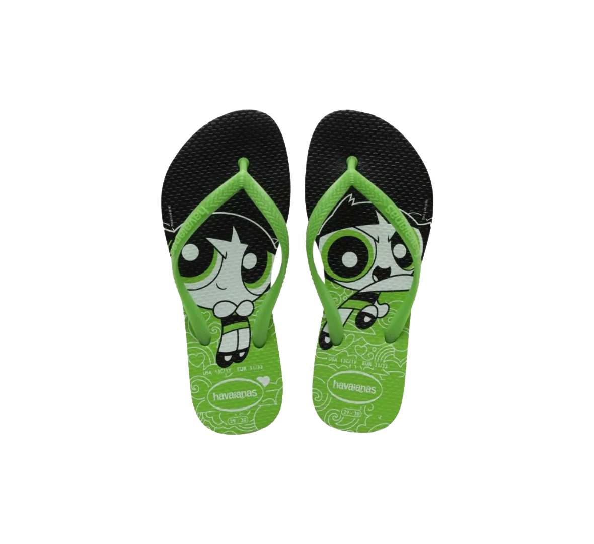 Slim Powerpuff Girls Flip Flops