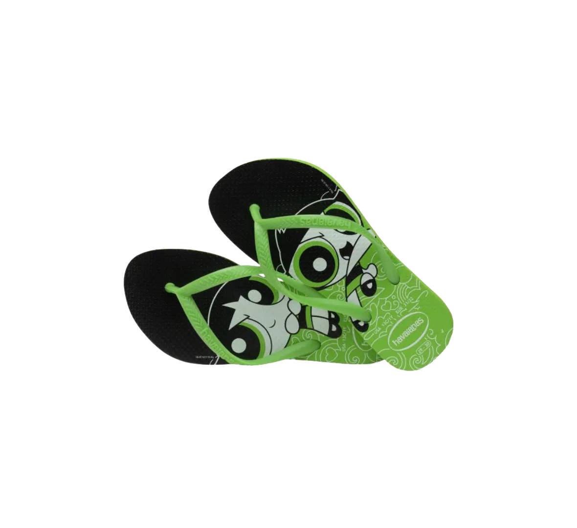 Slim Powerpuff Girls Flip Flops