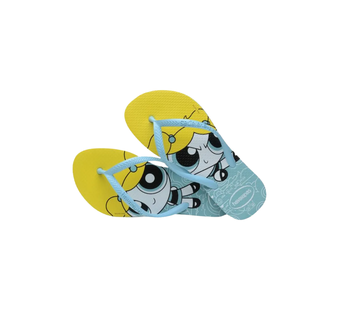 Slim Powerpuff Girls Flip Flops