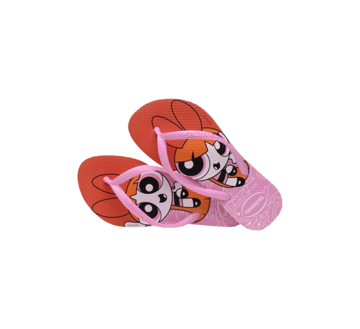 Slim Powerpuff Girls Flip Flops