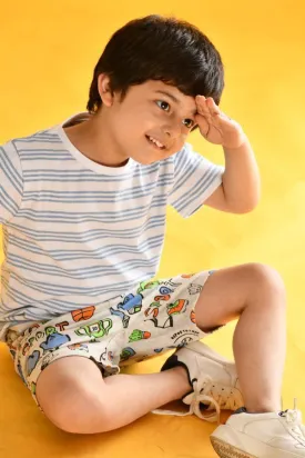 SPORTS PRINT SHORTS