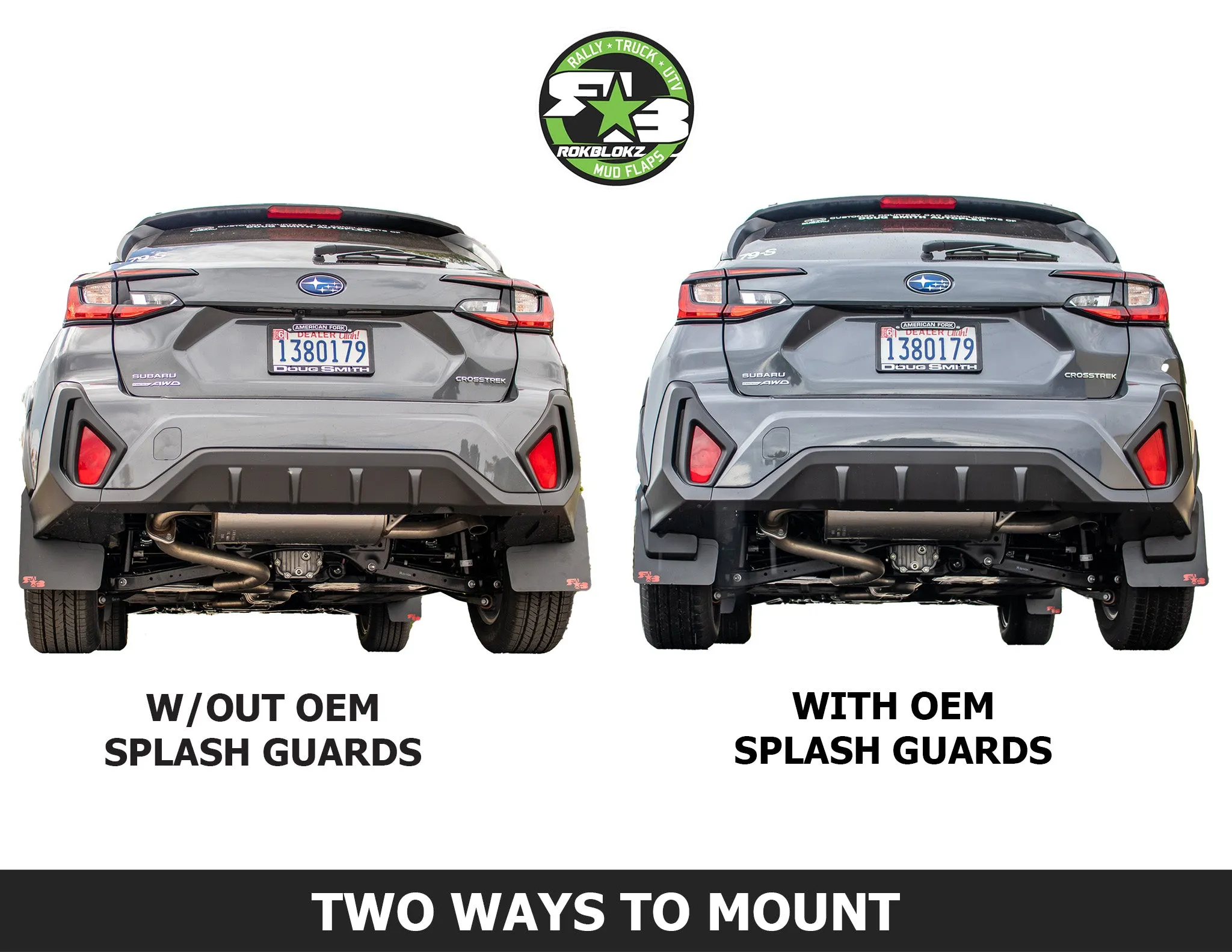 Subaru Crosstrek 2024  Rally Mud Flaps