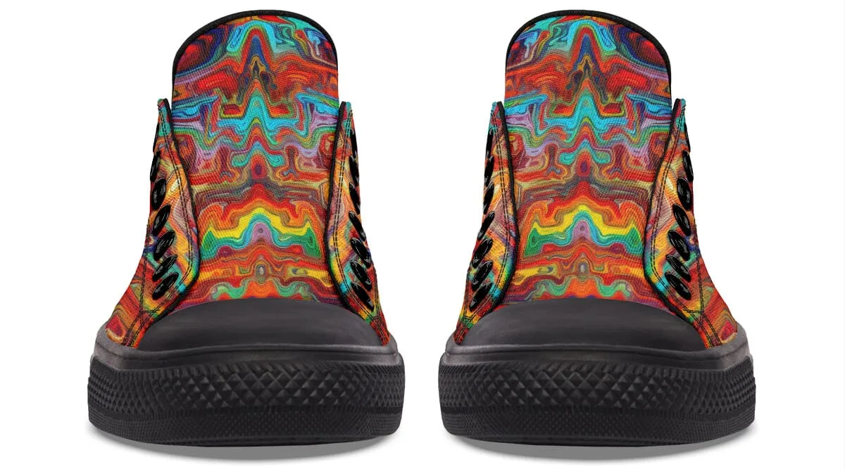 Swirling Vision Low Top Shoes