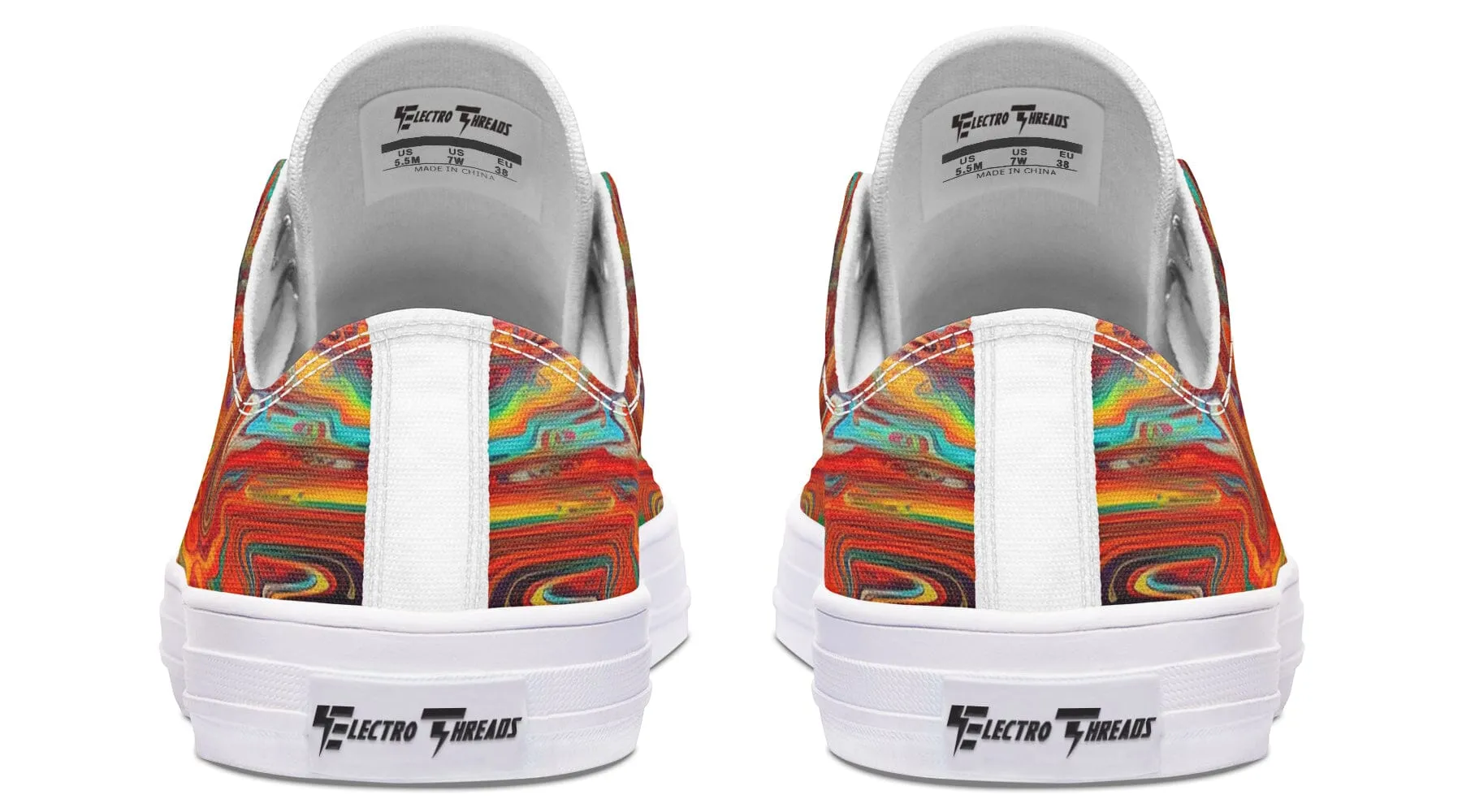 Swirling Vision Low Top Shoes
