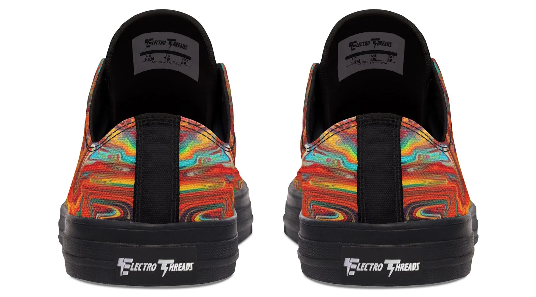 Swirling Vision Low Top Shoes