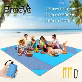 Waterproof Pocket Beach Blanket - 2x2.1m, Folding, Lightweight, Camping Mat
