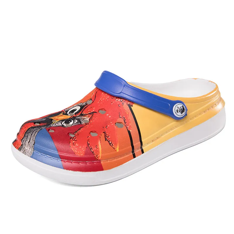 Wholesale Couple Hollow Breathable EVA Hole Shoes